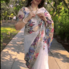 সেমি মসলিন শাড়ী (শাড়ি+ ব্লাউজ পিছ)
